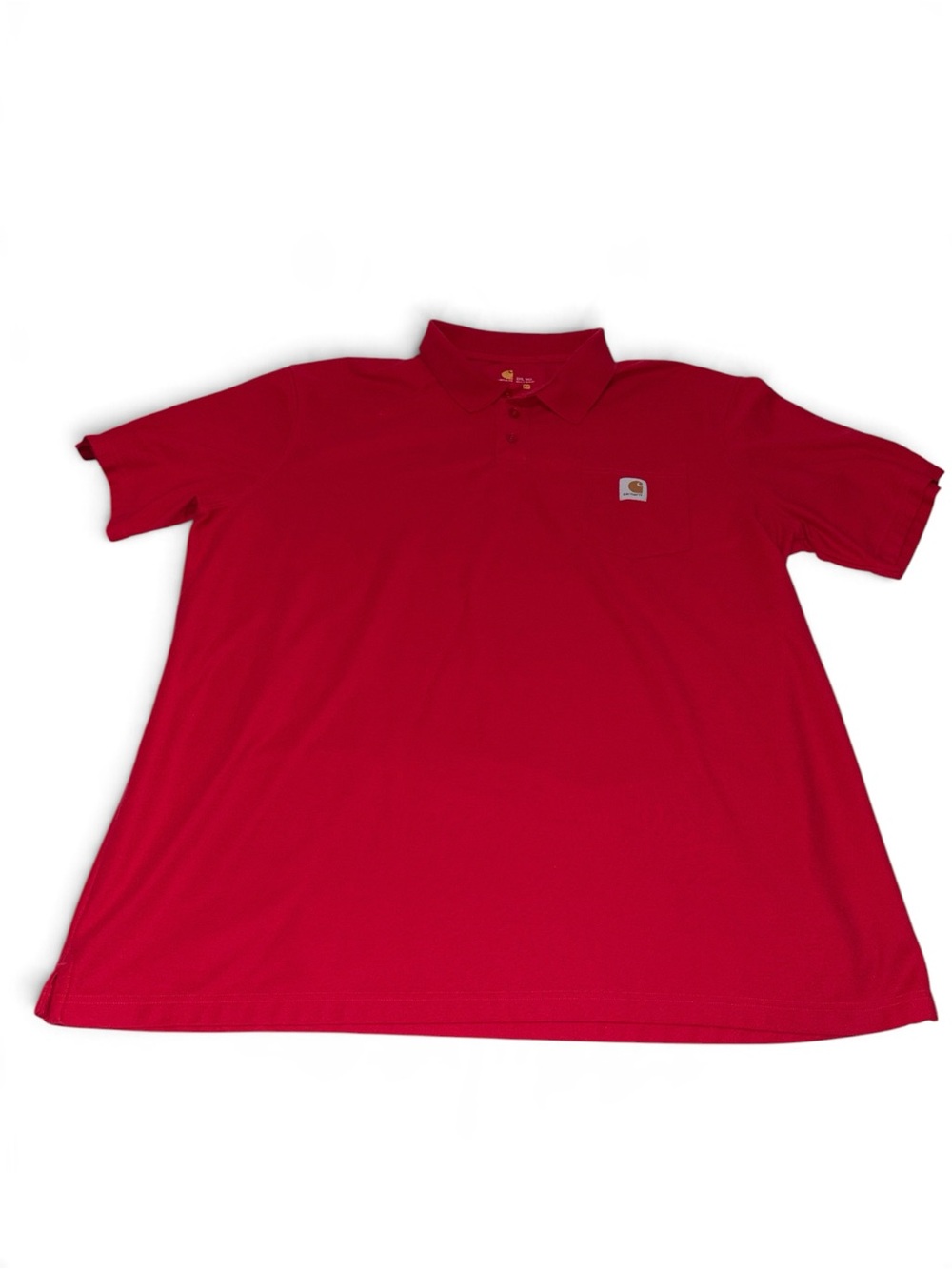 Carhartt Men’s 3XL Short Sleeve Red Polo Shirt